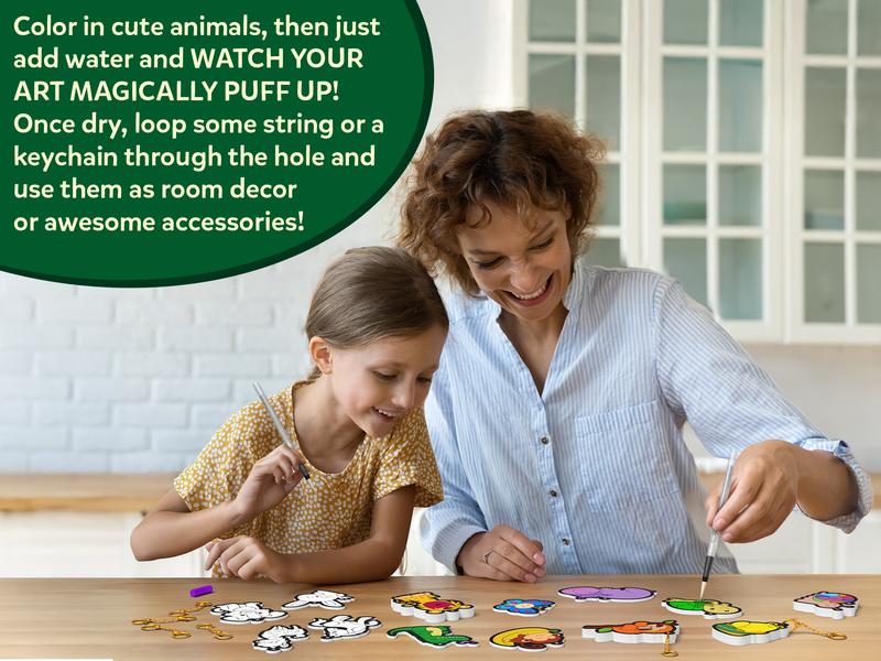 Skillmatics 3D Art Kit - Aqua Puffs, Mess-Free Fun, Magical Craft Activity, Travel Toys, DIY Decor, Creative Gifts for Girls & Boys Ages 4, 5, 6, 7, 8, 9, 10