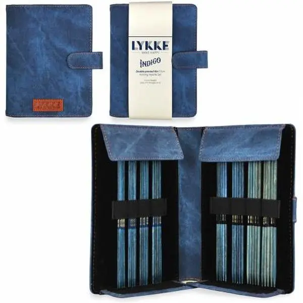 Lykke Indigo 6" Double Pointed Needle Set - Small | With Carrying Case