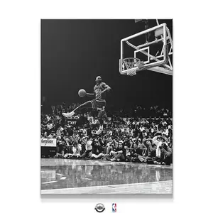 Michael Jordan “Frozen In Time” Basketball Art Print – Iconic Wall Poster