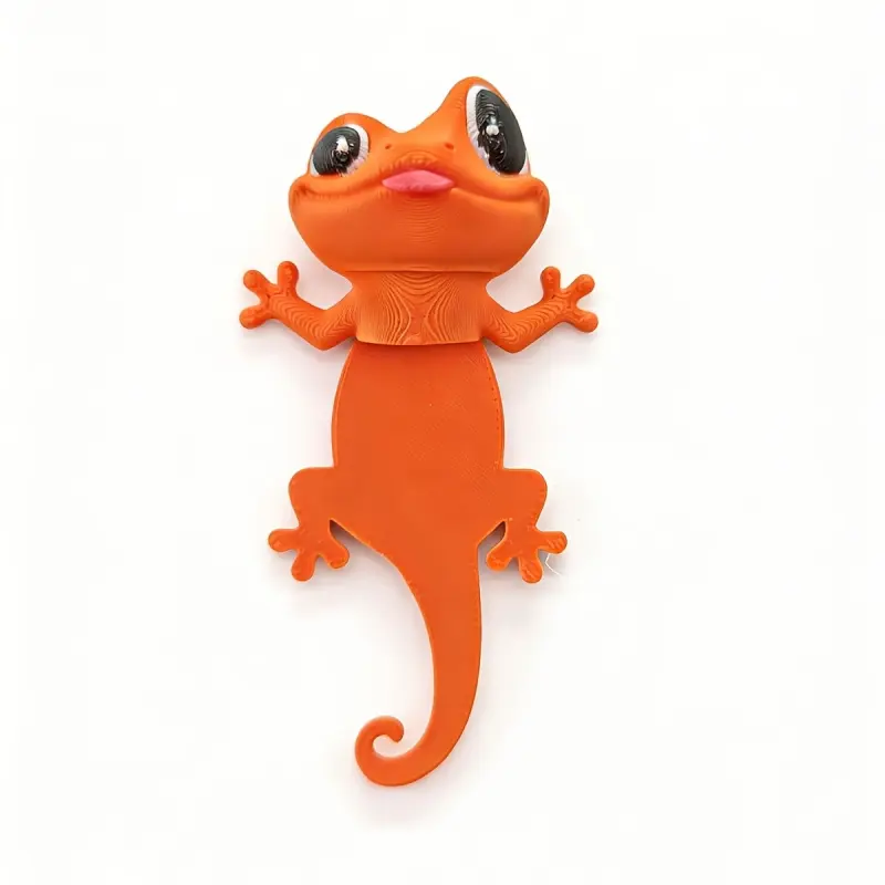 3D Printed Big-Eyed Cute Gecko Bookmark Creative Funny Book Reading Page Divider Single Pack