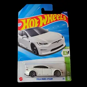 Hot Wheels Tesla Model S Plaid White 9/250 Mainline 2025 Diecast Collectible Diecast Metal Car