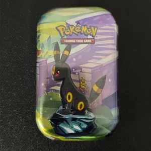 Prismatic Evolutions Pokemon Mini Tin - Official TCG, Authentic Collectible Cards, English Trading Cards, Colorful Art