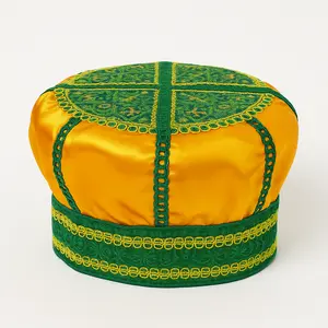 Santeria Gorros Santera Yoruba Ifa Orisha Unisex Ceremonial Hat with Vibrant Colors & Intricate Embroidery for Comfort and Durability Durable Santero