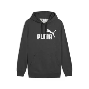 PUMA Mens Essentials No. 1 Logo Hoodie Casual Outerwear Casual - Grey