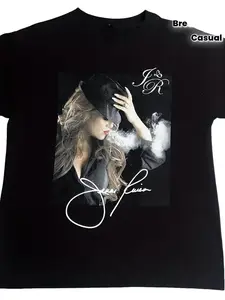 [Minimalist Style] The eternally charismatic Jenny Rivera Black Cotton T-Shirt - A tribute to the iconic singer-songwriter, featuring a casual crew neck, breathable fabric, and machine washability.graphic tees men's t shirts male clothing going out outfit