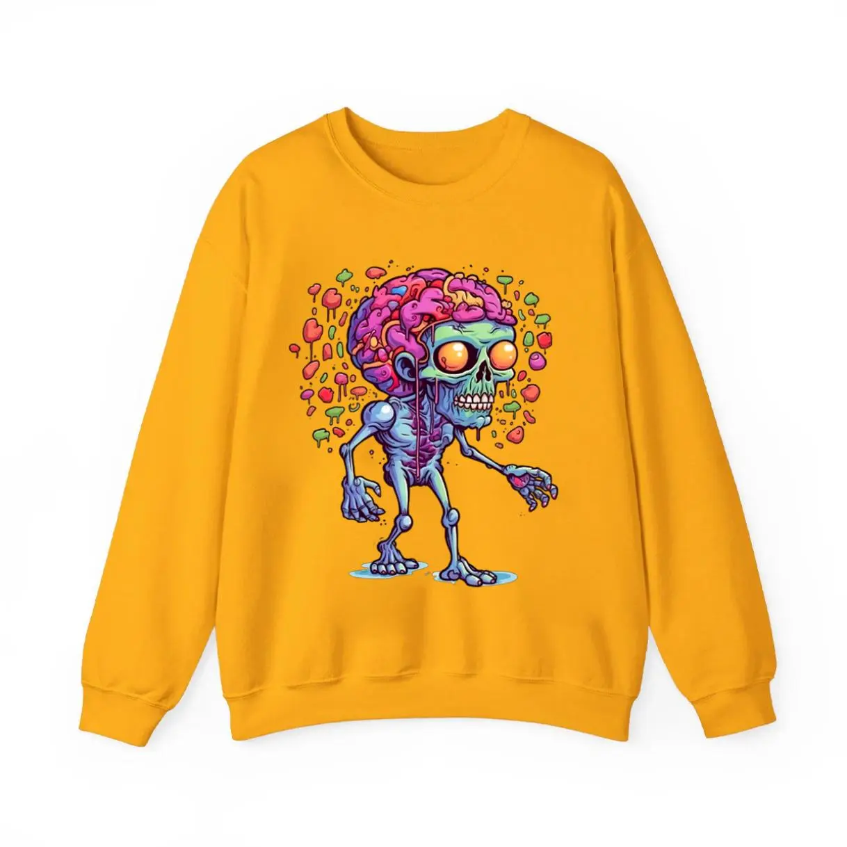 Zombie Sticker Halloween Creepy Street Style Sweater,Halloween unisex sweater hot, Classic Fashion, Timeless Design for All