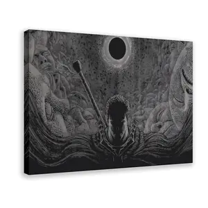 Anime Canvas Wall Art Anime Poster Berserk Anime Wall Art Berserk Guts Poster Berserk Black  White Poster Guts Cool Posterberserk Art