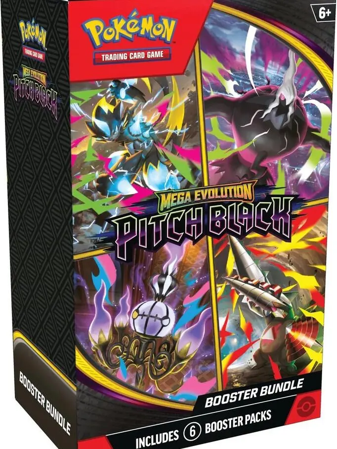 Pokemon Pitch Black Booster Bundle - 6 Pack Collectible Trading Card Packs