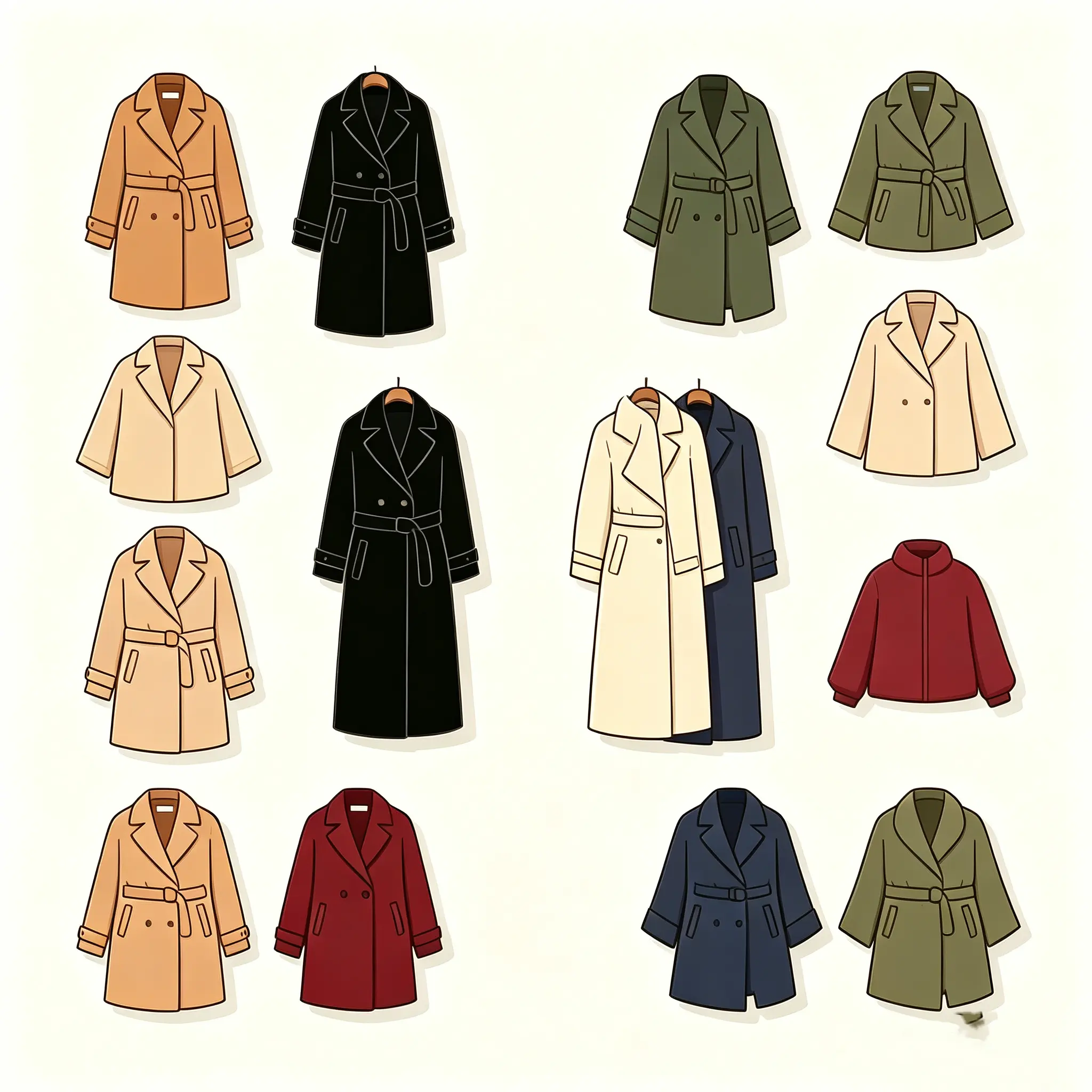 [LIVE EXCLUSIVE]  Wool Women’s Coat, Anti-Pilling Warm Winter Overcoat, Short Multi-Color Versatile Outerwear at Budget Price
