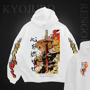 Kyojur0 Reng0ku Character Shirt, Dem0nn Slayerr Sweatshirt, Anime Color Tee, Unisex 2024 Hoodie Menswear Top Menswear Top