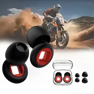 Soft Reusable Silicone Ear Plugs for Sleep, Noise Cancelling Earplugs with Storage Case, Comfortable Ear Plugs for Work, Travel, Study & Noise Reduction