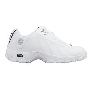 K-Swiss ST329 CMF Men's Leather Sneakers White/Black/Silver