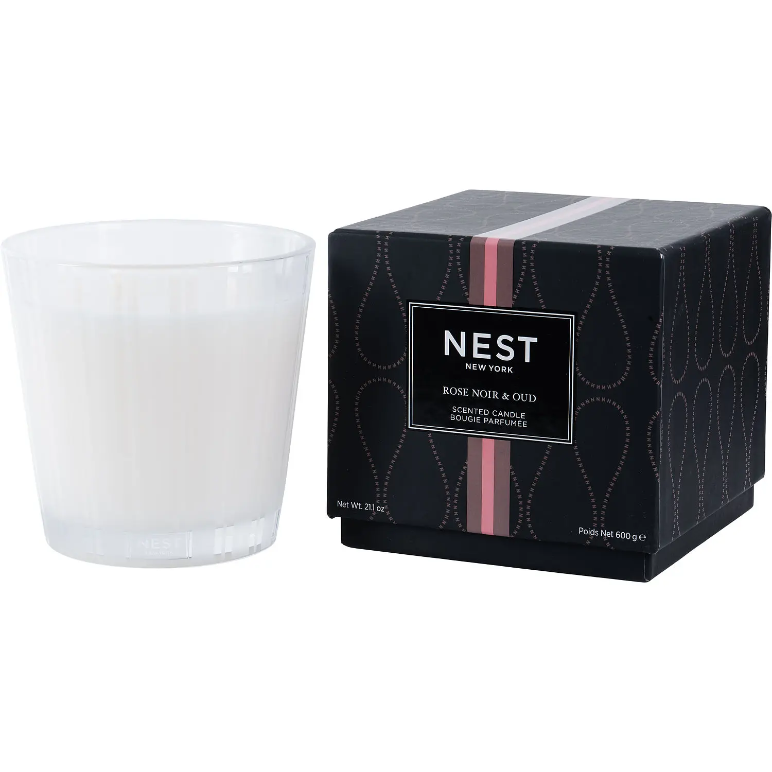 Nest Rose Noir & Oud By Nest Scented Candle For Unisex