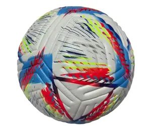 Size 5 Professional Leather Soccer Ball Glow in the Dark Classic by Prime Quality Wellnesss