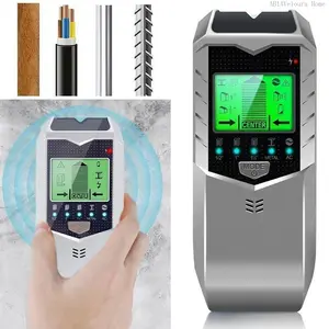 5-In-1 Wall Scanner Detector, Screw Locator with LCD Display, Metal & Wood Stud Finder, Professional Tool for Home Decor & DIY ProjectsAB14Veloura Home