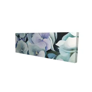 Begin Home Decor 2080-1648-FL147 16 x 48 in. Hydrangea Plant Canvas - Floral Bedroom Decor - Botanical Art