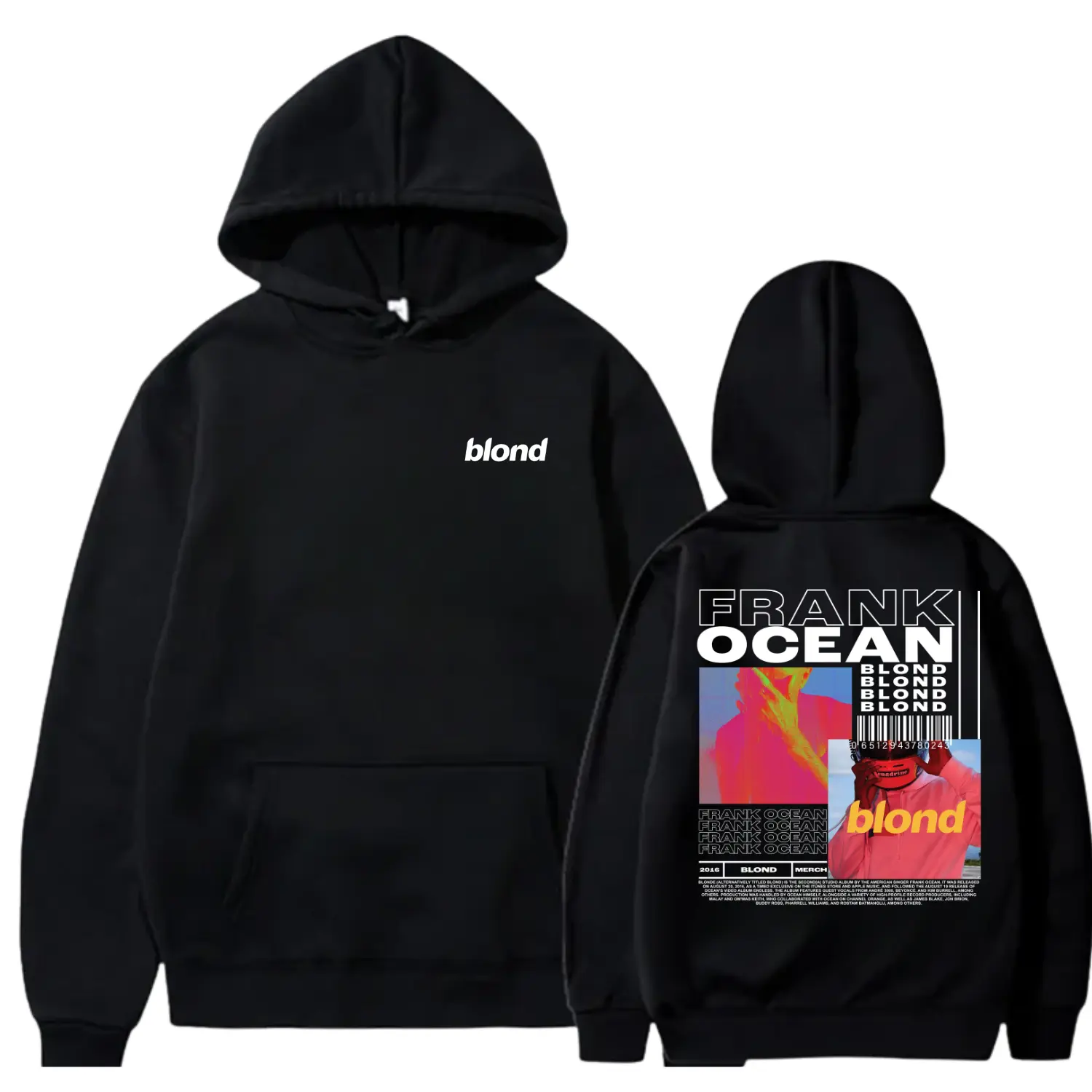 Frank Ocean Blond Album 2 Sided Hoodie, Sweatshirt, T-Shirt Aesthetic R&B Streetwear Sweatshirt, Music Fan Merch, Y2K Streetwear Unisex, Tour 2026