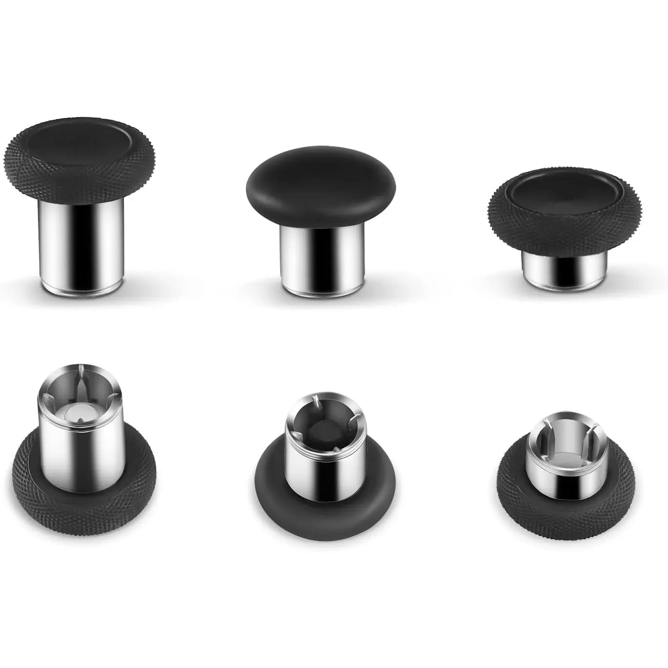 Replacement Thumbsticks for  Elite 1 Controller,6 in 1 Swap Magnetic Joysticks for  One Elite Controller Series 1(Only Fit for Model 1698,NOT for Elite 2 Controller)