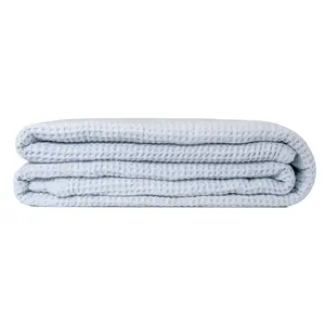 Waffle Weave Throw cloud blanket
