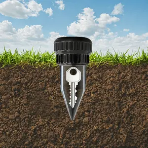 Realistic Sprinkler Key Hider, Fake Sprinkler Head Key Storage Device, Money Hiding Camouflage, Convenient Storage Device