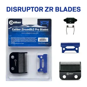 Zirconia DLC Hair Clipper Blades, Professional Barber Trimmer Replacement Blades