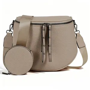 2026 Women’s Waterproof Leather Crossbody Bag| Large Capacity Adjustable Strap| Perfect for Outings/Travel/Gatherings| Compact Cosmetic Pouch Gift Casual Trendy Bag