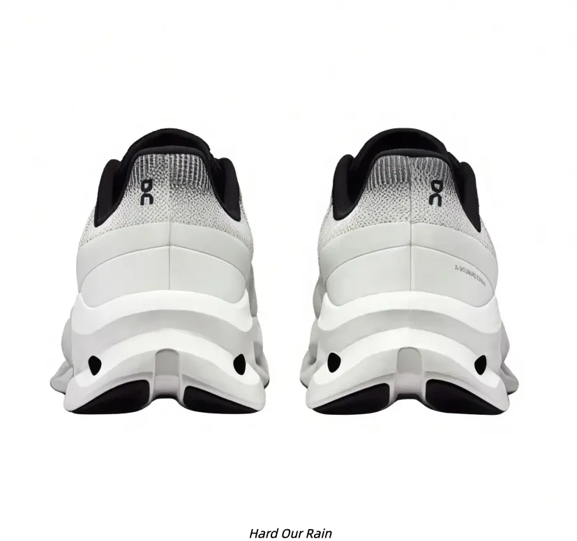 White Gray Gradient Breathable Woven Mesh Platform Running Sneakers Unisex, Lightweight Hollow EVA Cushion Thick Sole Non-Slip Rubber Casual Walking Training Shoes