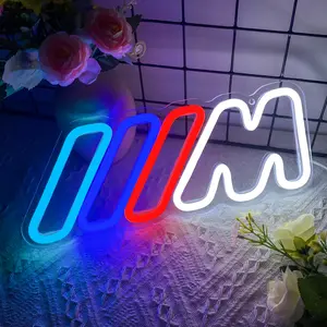 llM Car Neon Sign - Adjustable Neon Lights for Auto Shop, Man Cave, Bedroom, Garage & Garage Wall Decor