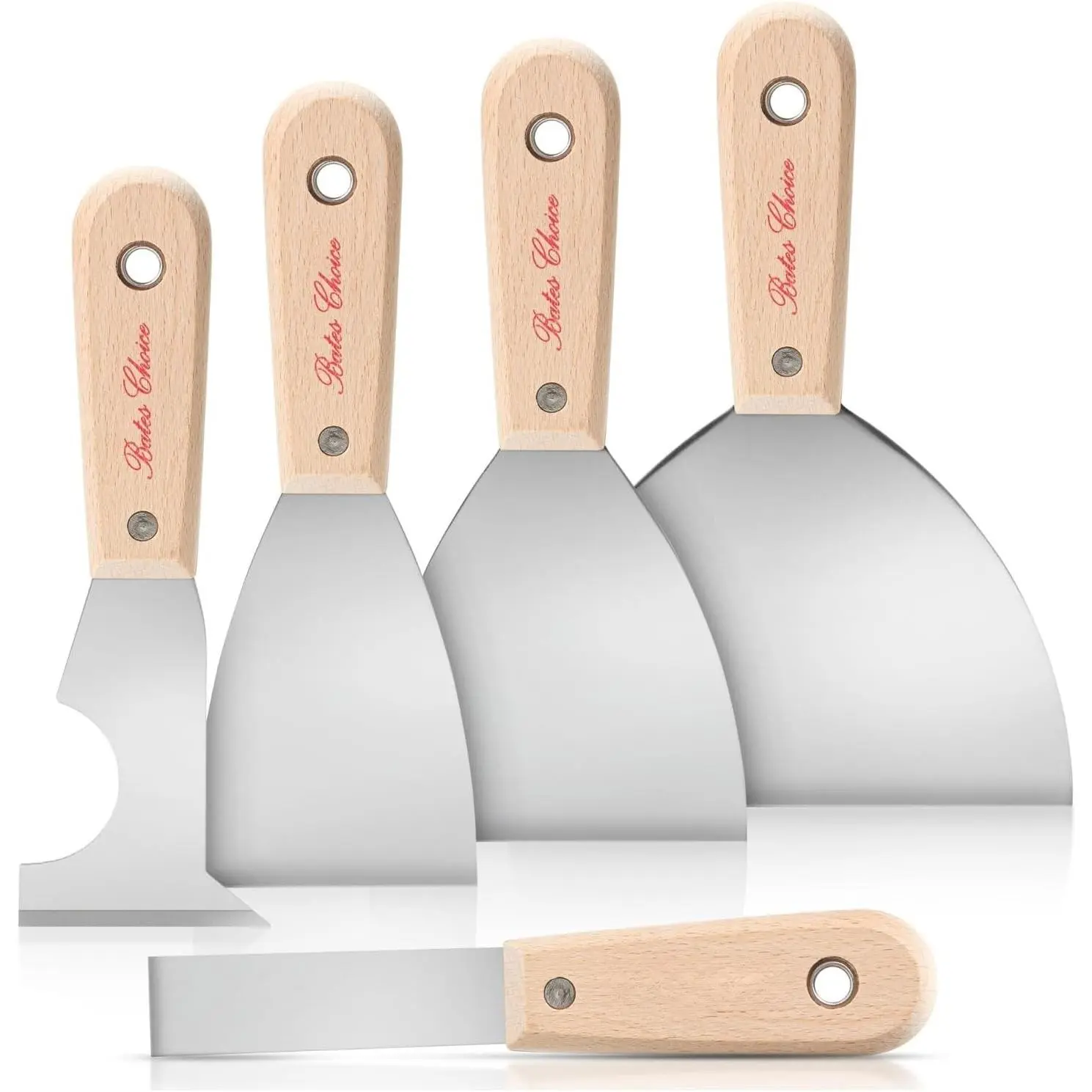 -  Scraper, 5 count Scraper Tool, Putty  Set, Putty , Painting Tools, 5 in 1 Tool, Spackle , Wallpaper Scraper, Painters Tool, Crown Molding Tool,  Remover for , Scraper