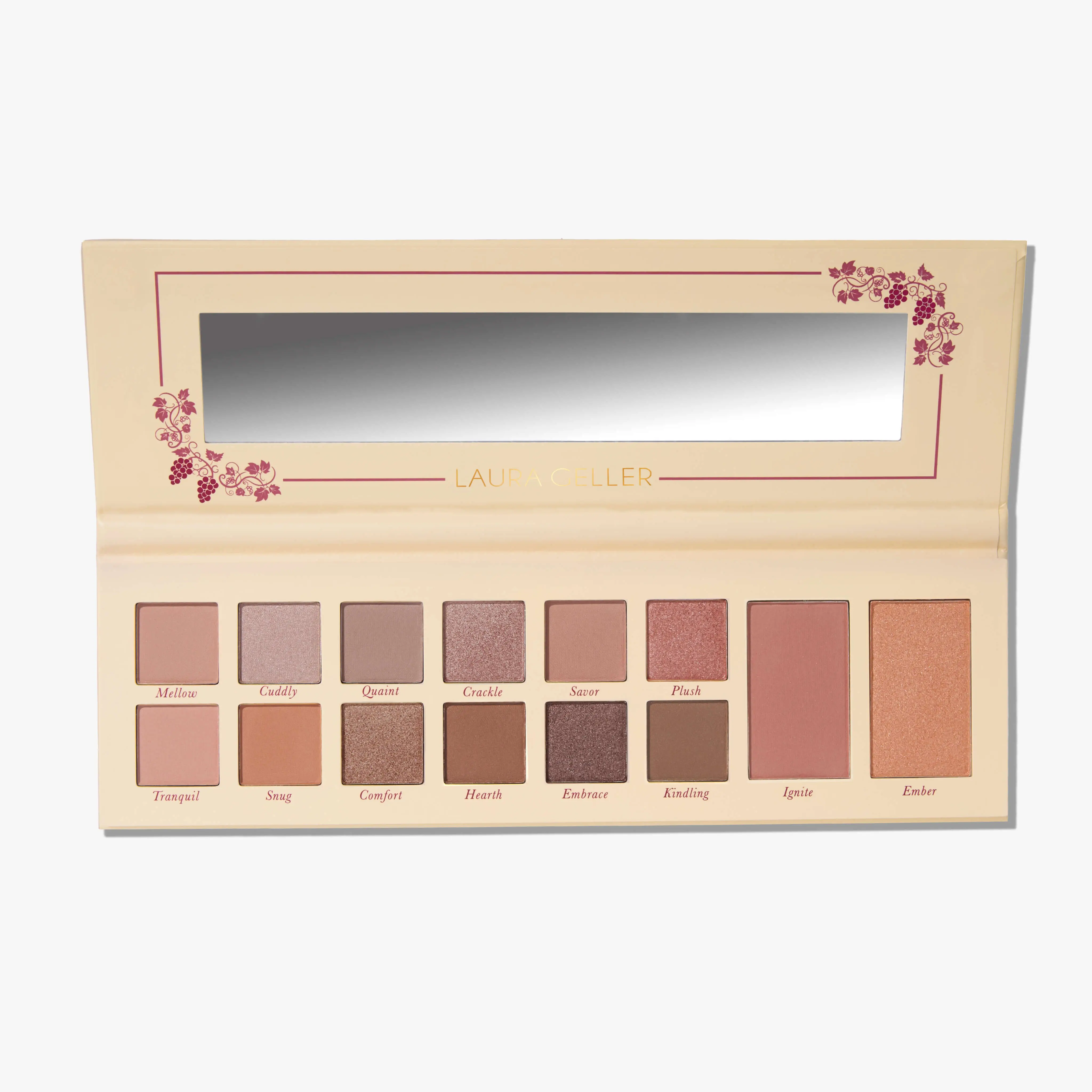 Laura's Essentials Toasty Treasures 12 Multi Finish Eyeshadows, 1 Highlighter, 1 Blush Laura's Essentials Toasty Treasures 12 Multi Finish Eyeshadows, 1 Highlighter, 1 Blush