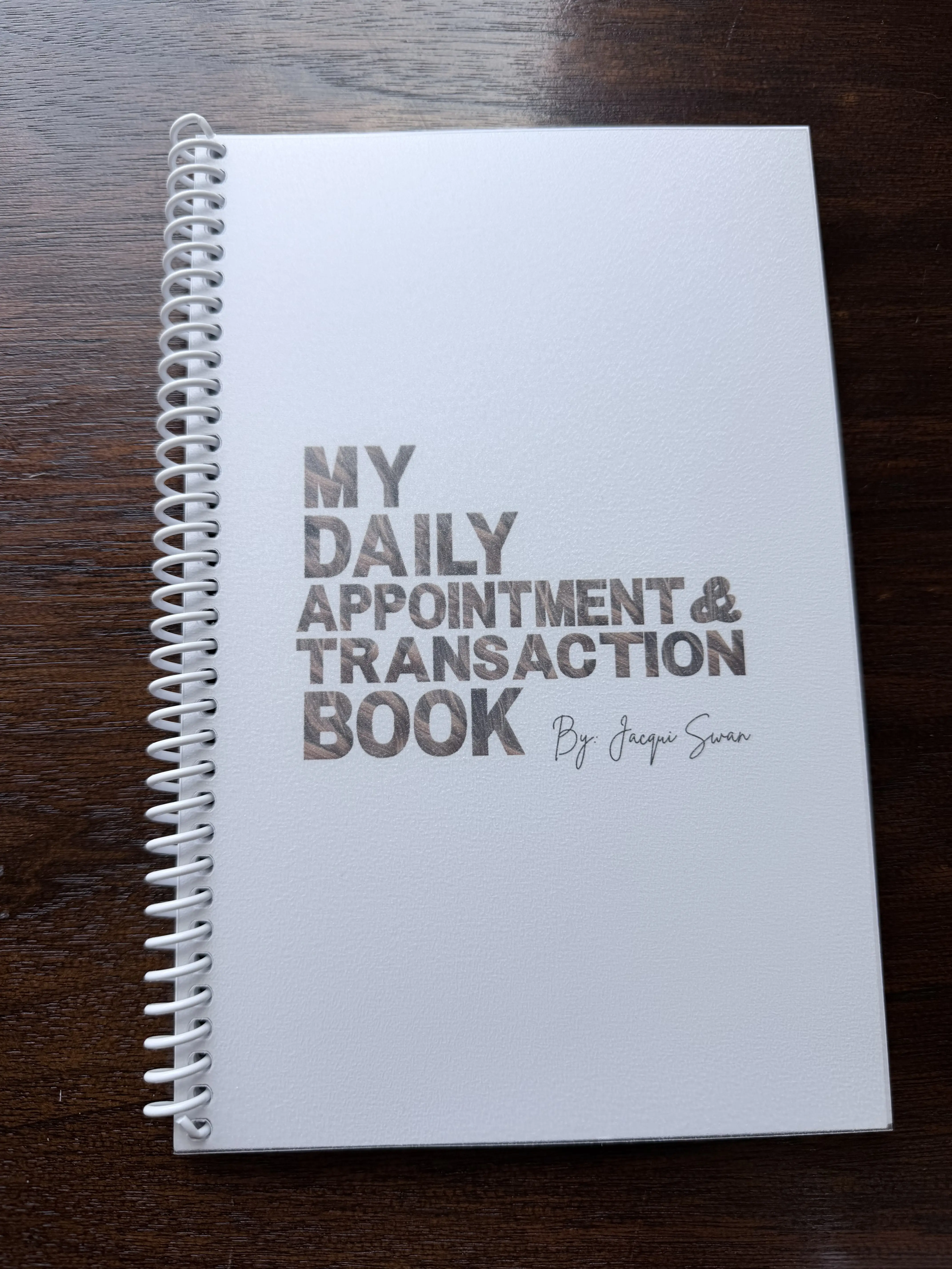 *My Daily Appointment & Transaction Book Plannerbook Bill Organizer Planner