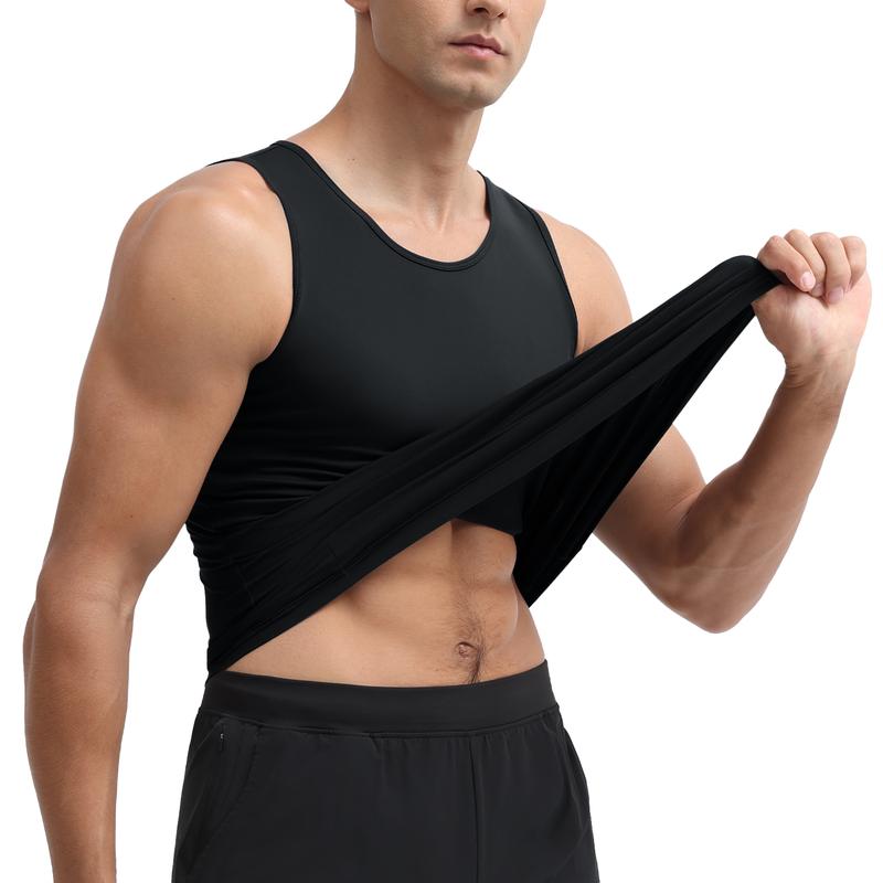 Magcomsen 1/2 Pack Men's Compression Tank Top Sleeveless Sports Shirt Gym Body Shaper Slimming Undershirt Magcomsen 1/2 Pack Men's Compression Tank Top Sleeveless Sports Shirt Gym Body Shaper Slimming Undershirt