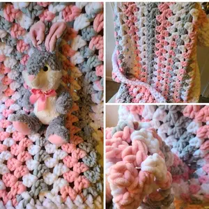 Pink Plush Baby Blanket