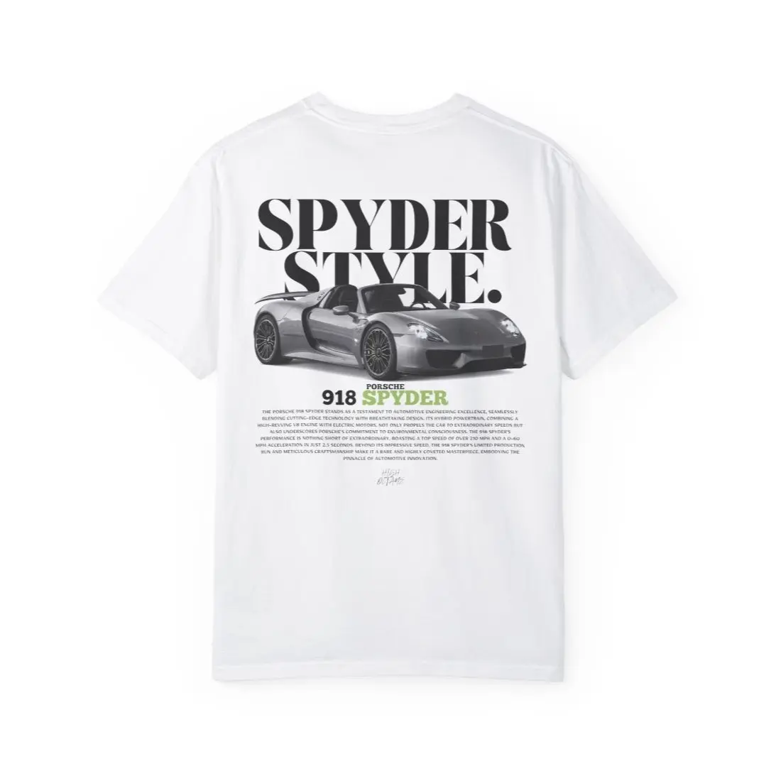 “Spyder Style” (Porsche 918) T-Shirt