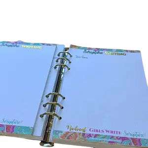 Radiant Pearl Scripture Writing Sheets A5 Bible Study Notepad Pre-Punched for A5 Binders 50 Sheets Perfect for Journaling and Gift Gifting