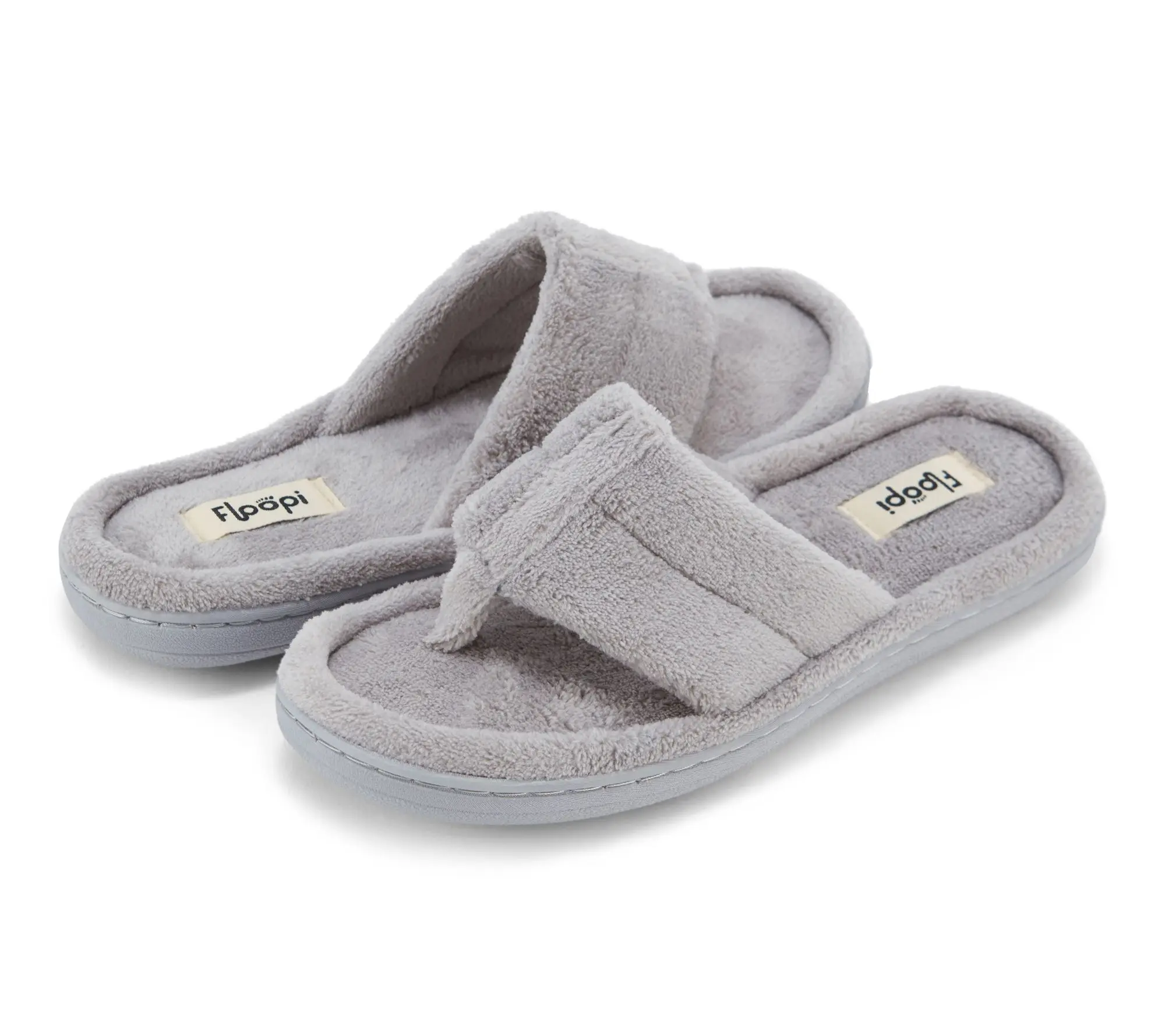 Floopi Women's Soft French Terry Thong Slipper