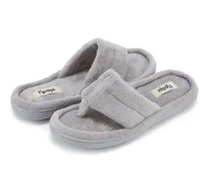 Floopi Women's Soft French Terry Thong Slipper