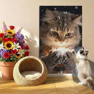 Self Adhesive Cat Scratch Pad for Indoor Cats, Cat Scratching Mat for Wall Corner Sofa and Furniture Protection, Durable Claw Care Board, Interactive Cat Climbing Mat and Cat Play Area Home Decor