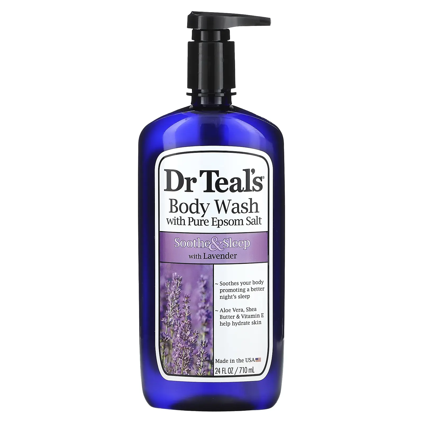 Dr. Teal's Body Wash with Lavender, Soothe & Sleep, 24 fl oz (710 ml)