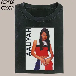 Vintage 90's Aaliyah Shirt , Comfort Colors , Unisex Shirt , Aaliyah Fan, Aaliyah Fan Tee Womenswear Top