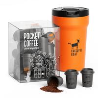 15 Cups Latte Coffee + Free Orange Travel Mug
