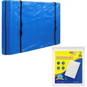 2PK Mattress Bag for Moving Storage ()+  Mattress Protector Cover ()
