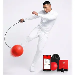 Footbollen Kick Ball - Interactive Soccer  for , Teens & Adults | Improve Foot-Eye Coordination, Agility & Ball Control