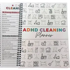 Cleaning Planner, Cleaning Plan Schedule & Checklist Organizer Planner, Daily Weekly Monthly Household Editable Template for DIY  Improvement Book, Family Task, Bathroom Kitchen Bedroom