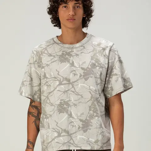 RSQ Mens Washed Boxy Tee
