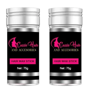 Cassie Hair Wax Stick 2.4 oz Haircare with Castor Seed Oil & Beeswax for Stylish Haircare Solutions