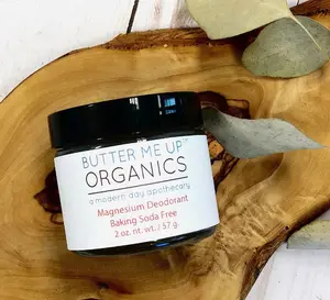 Magnesium Deodorant / Baking Soda Free Deodorant / Organic Deodorant / Aluminum Free Organic
