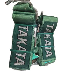 Takata Green 4 Point Harness Seatbelt