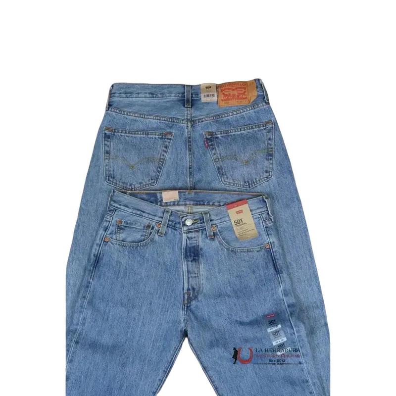 Levi's Men's 501 Original Straight Leg Jean Light Wash Denim Classic Iconic Styling Since 1873