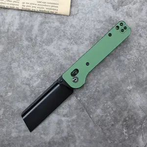 DEFCON Knives TD022 DBAR -Axis Lock Manual Folding Pocket Knife with Sandvik 14C28N Steel Blade-